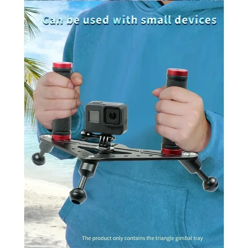 Photography Lighting Rig - Diving Tray Rig Video Triangular Stabilizer