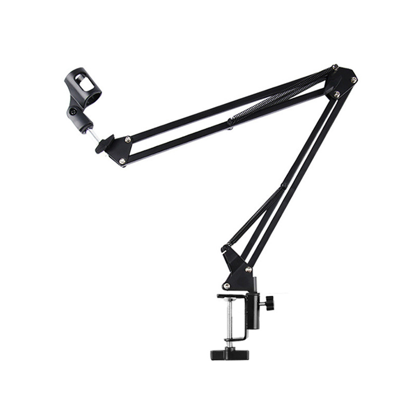 Boom Arm Stand - Microphone Stand Adjustable Desktop Boom Holder