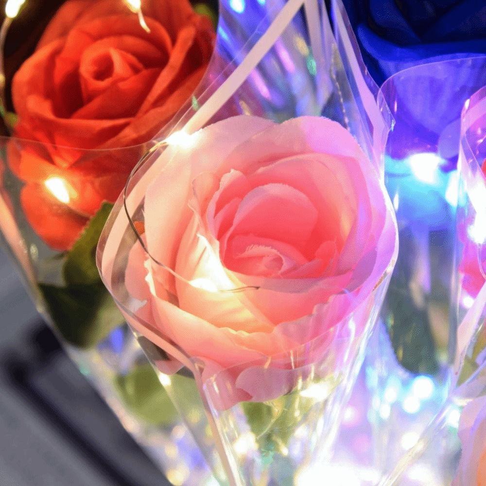 Photography Lighting Home - Glowing Artificial Rose Flower LED Lights