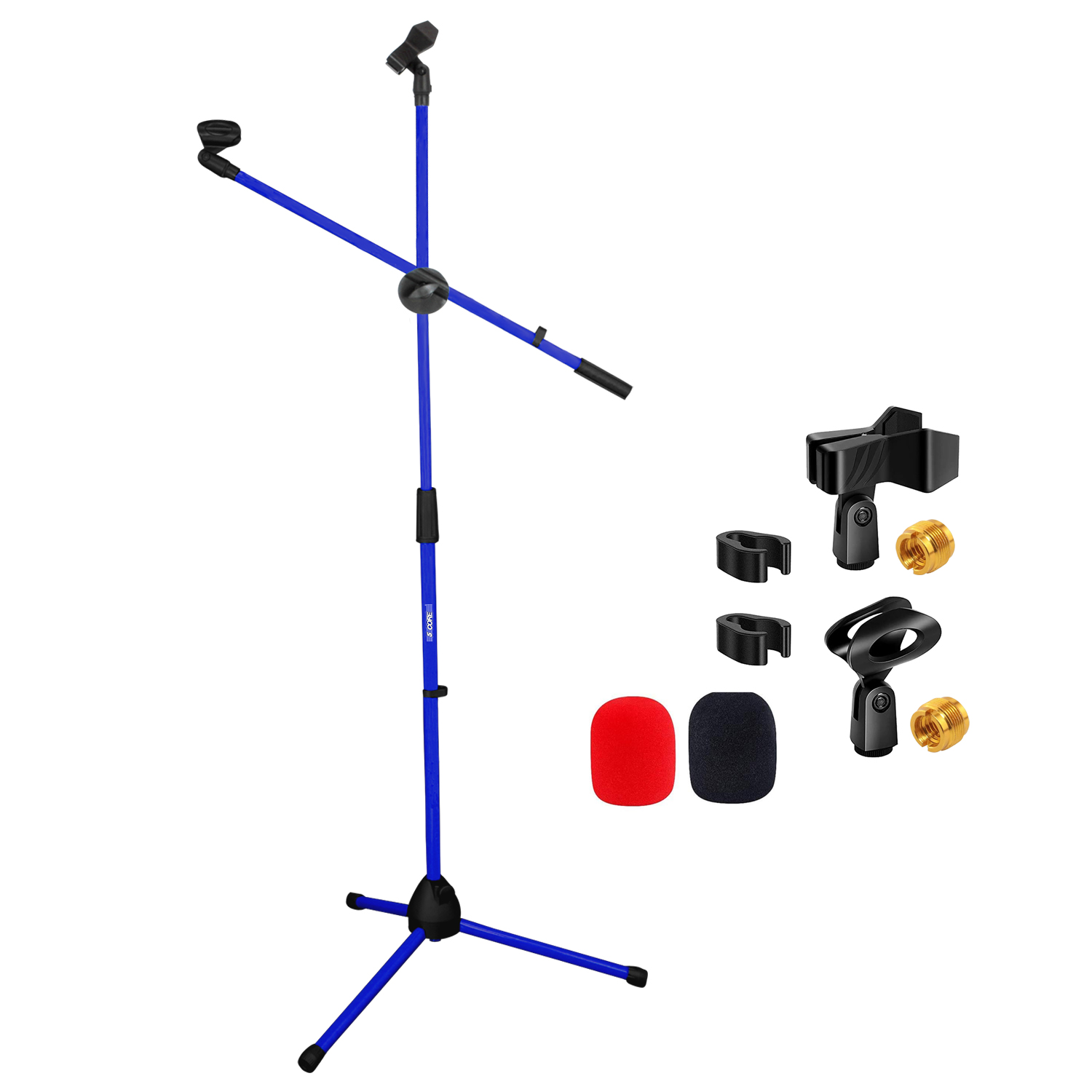 Boom Arm Stand - 5 Core Mic Stand Floor Height