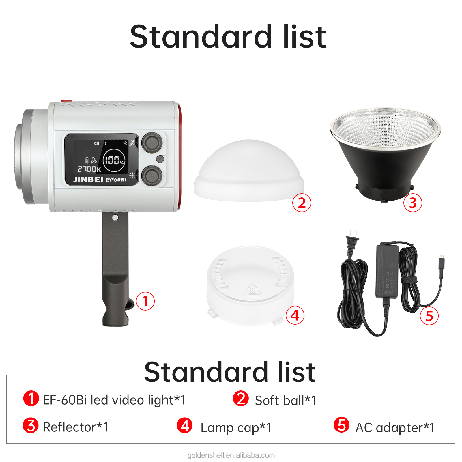 Good Lighting In Photography - JINBEI EF-60BI Portable Ultra-Compact Handheld Outdoor