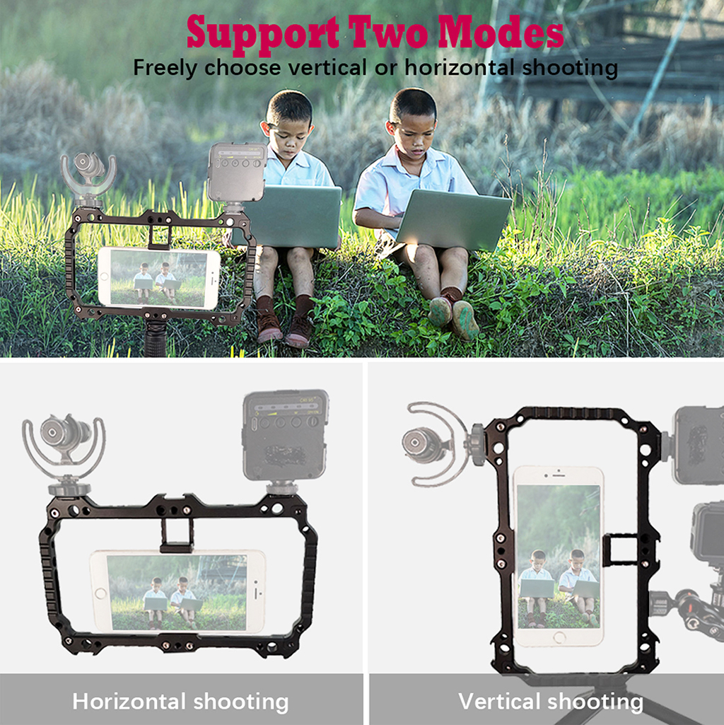 Universal Metal Phone Cage Rig – обзор и цена Photography Lighting Rig