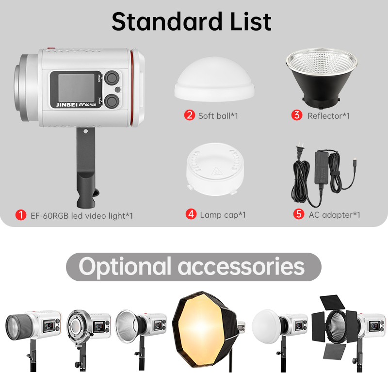 JINBEI EF-60RGB Portable Ultra – обзор и цена Good Lighting In Photography