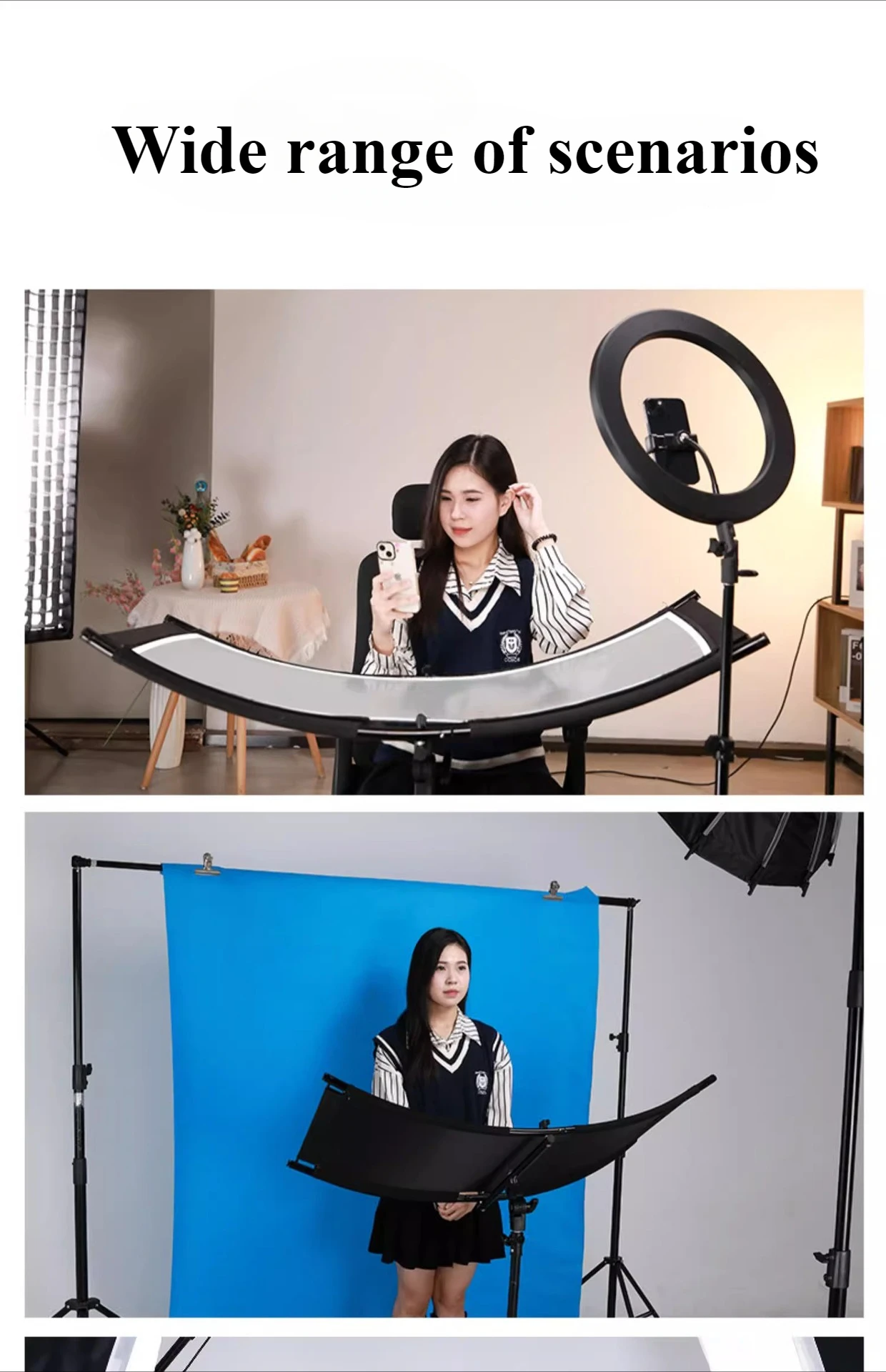 4-Color Cloth U-Type Reflector – обзор и цена Photography Lighting Type