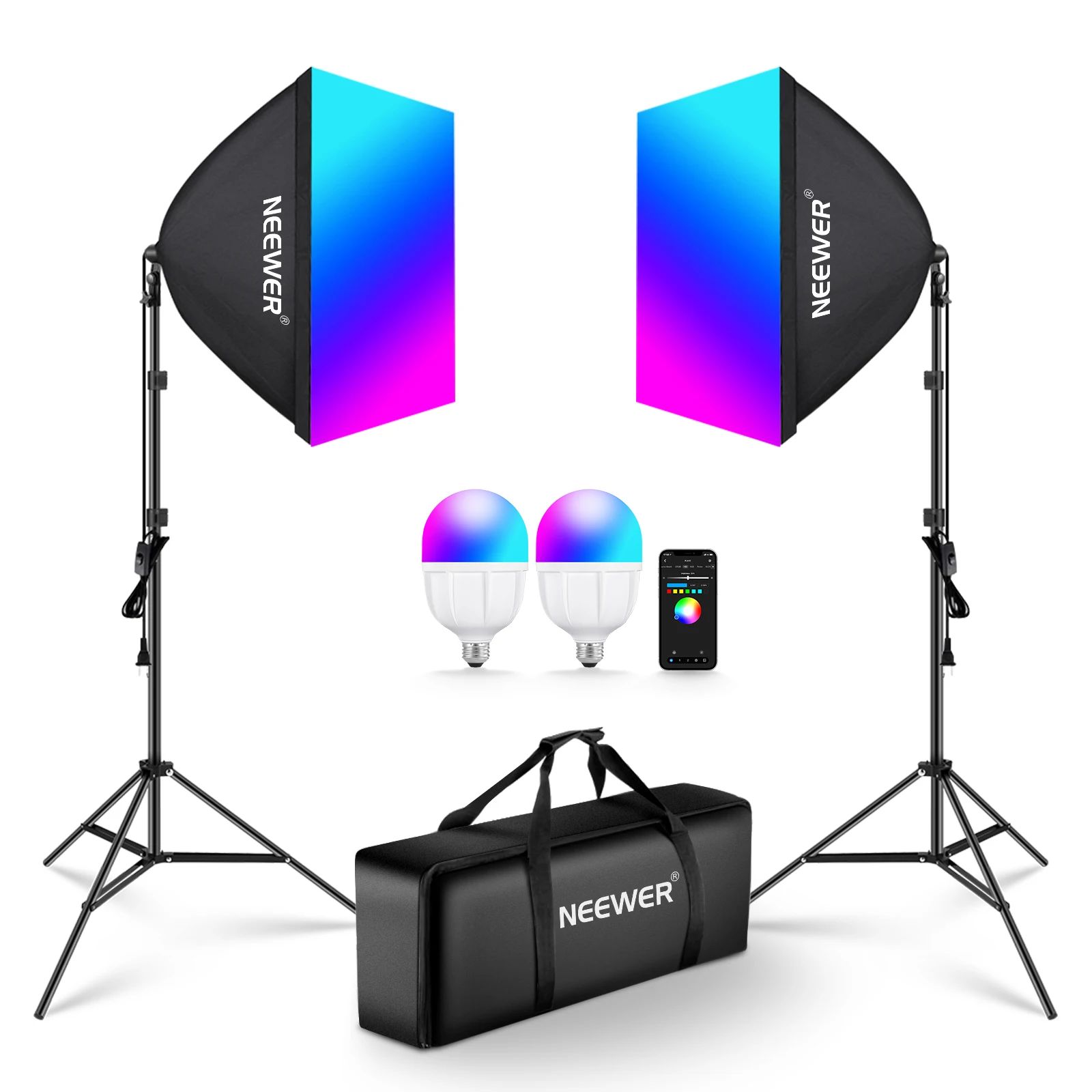 NEEWER RGB Softbox Lighting Ki – обзор и цена Lighting Effect In Photography