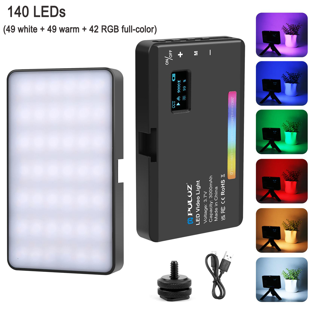 PULUZ Pocket Light 140 LEDs RG – обзор и цена Photography Lighting Type