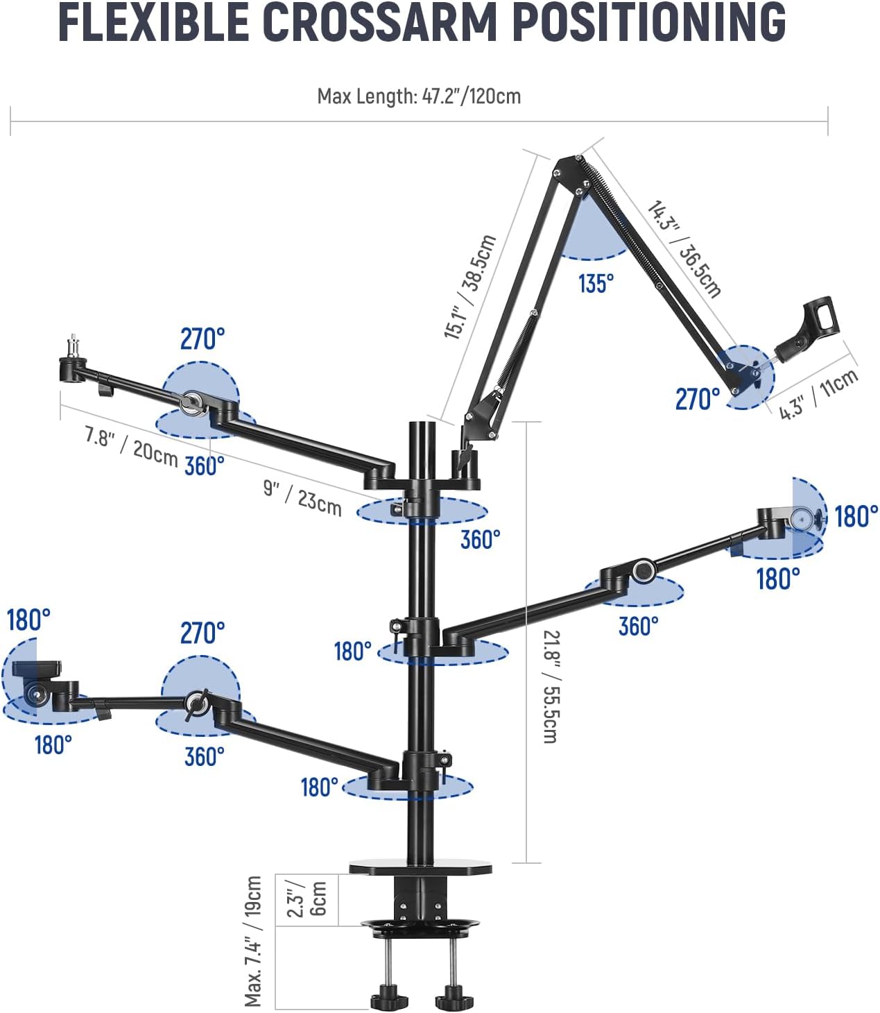 Overhead Camera Stand Desk Mou – обзор и цена Photography Lighting Rig