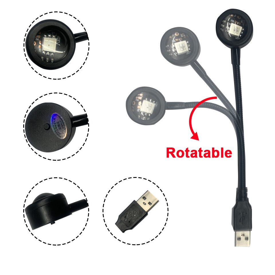 LED USB Sunset Lamp Projector  – обзор и цена Photography Lighting Home