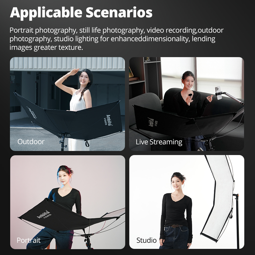AMBITFUL 3in1 U-Type Light Dif – обзор и цена Photography Lighting Type