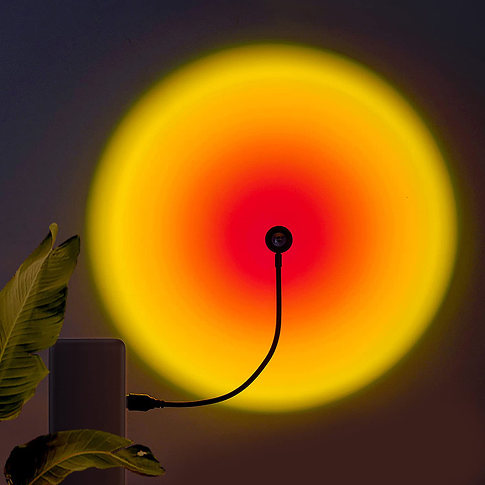 1x USB Sunset Lamp LED Rainbow – обзор и цена Photography Lighting Home
