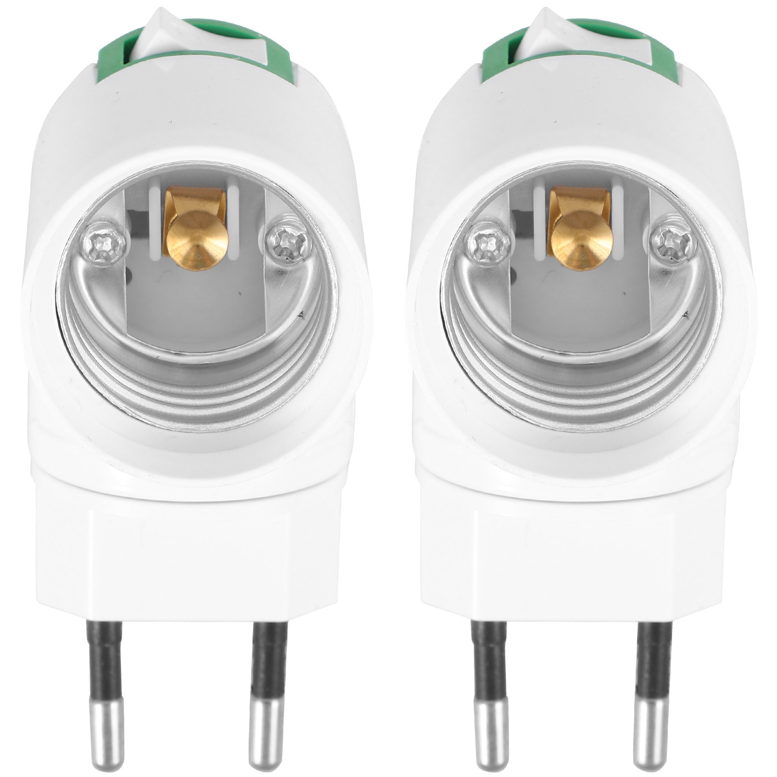 2Pcs Eu Plug Light Bulb Socket – обзор и цена Photography Lighting Home