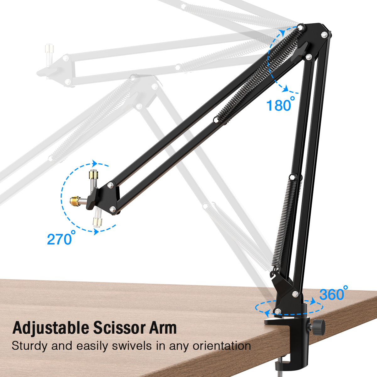 FIFINE Microphone Arm Boom,Adj – обзор и цена Boom Arm Stand