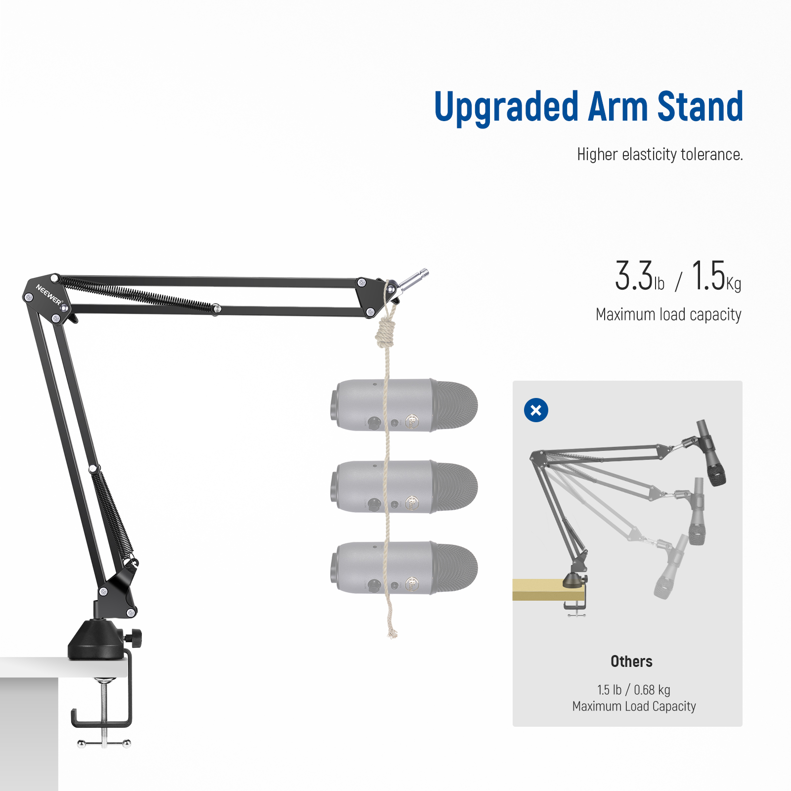 Neewer Microphone Arm Stand, S – обзор и цена Boom Arm Stand