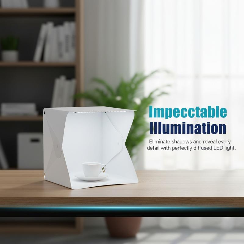 Innovative Foldable LED Light  – обзор и цена Photography Lighting On The Go