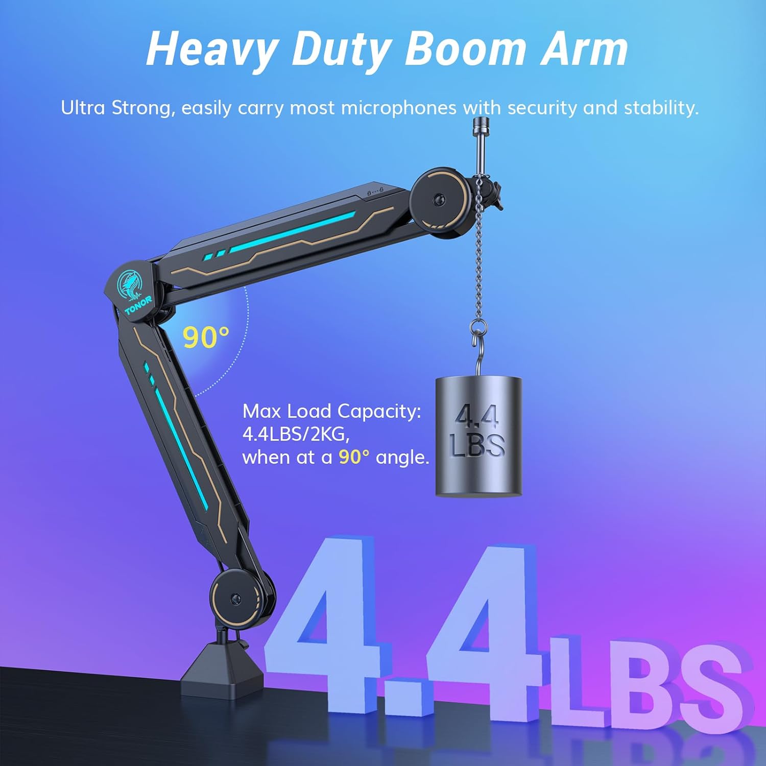 RGB Mic Stand with 11 Light Mo – обзор и цена Boom Arm Stand
