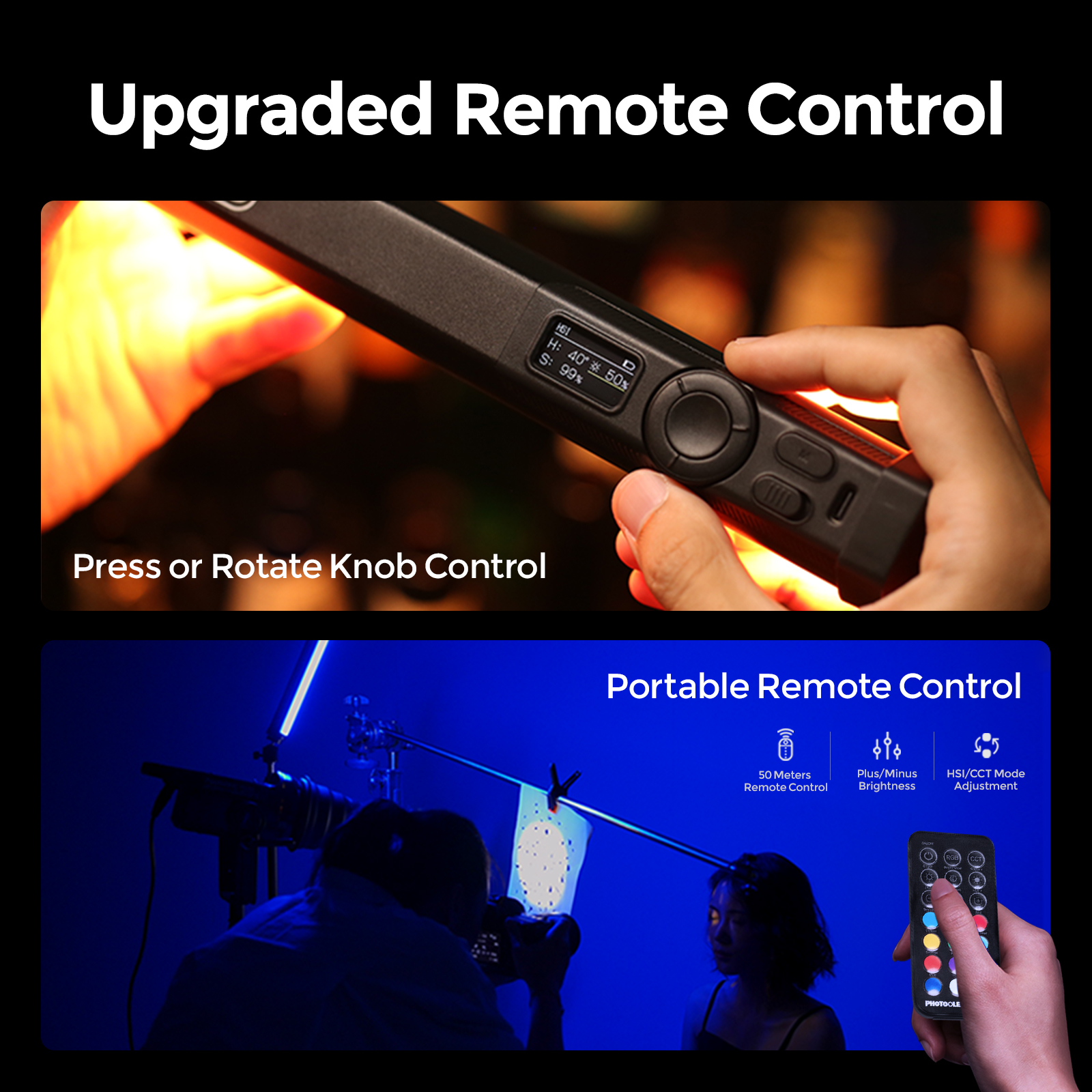 PHOTOLEX RGB Colorful Stick Li – обзор и цена Photography Lighting Type
