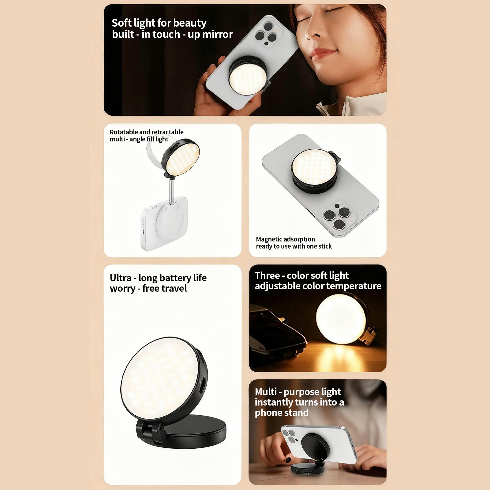 Phone Light Magnetic Live Stre – обзор и цена Photography Lighting Home