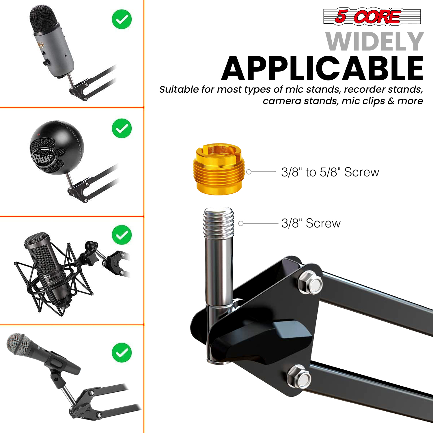 5 Core Microphone Stand Suspen – обзор и цена Boom Arm Stand